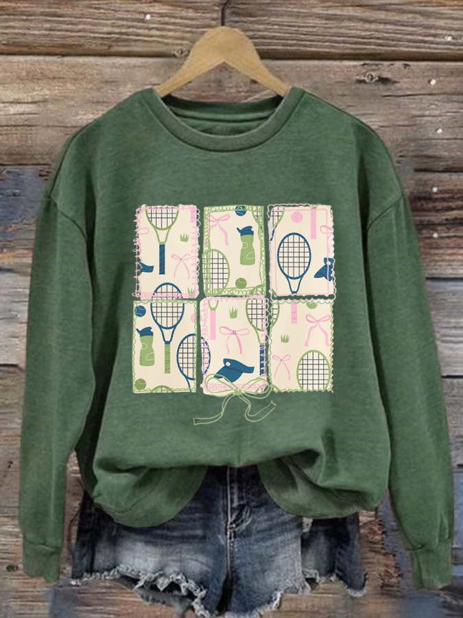Coquette Tennis Coach Sweatshirt