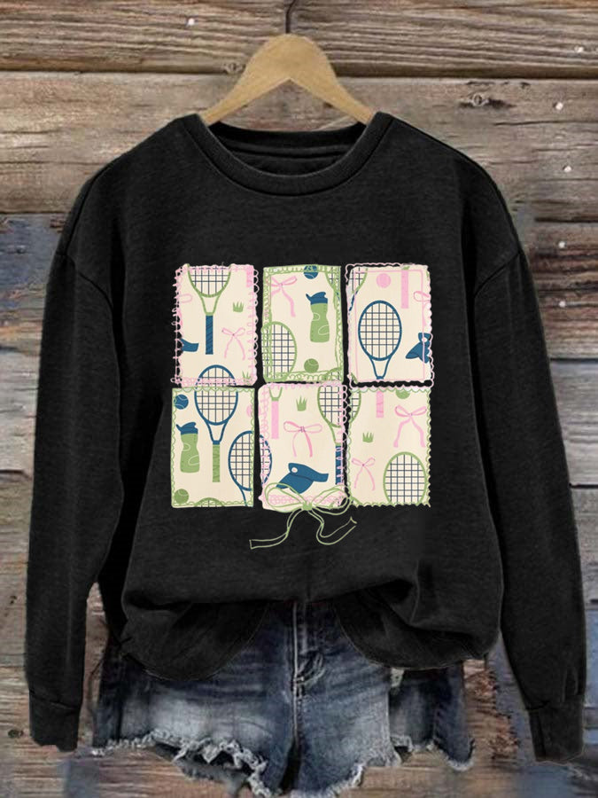 Coquette Tennis Coach Sweatshirt