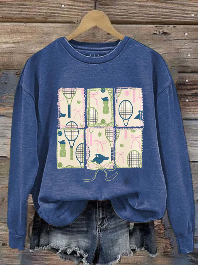 Coquette Tennis Coach Sweatshirt