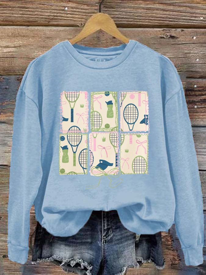 Coquette Tennis Coach Sweatshirt