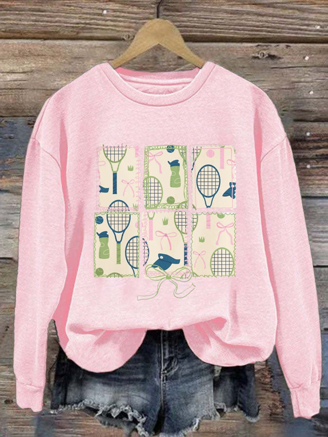 Coquette Tennis Coach Sweatshirt