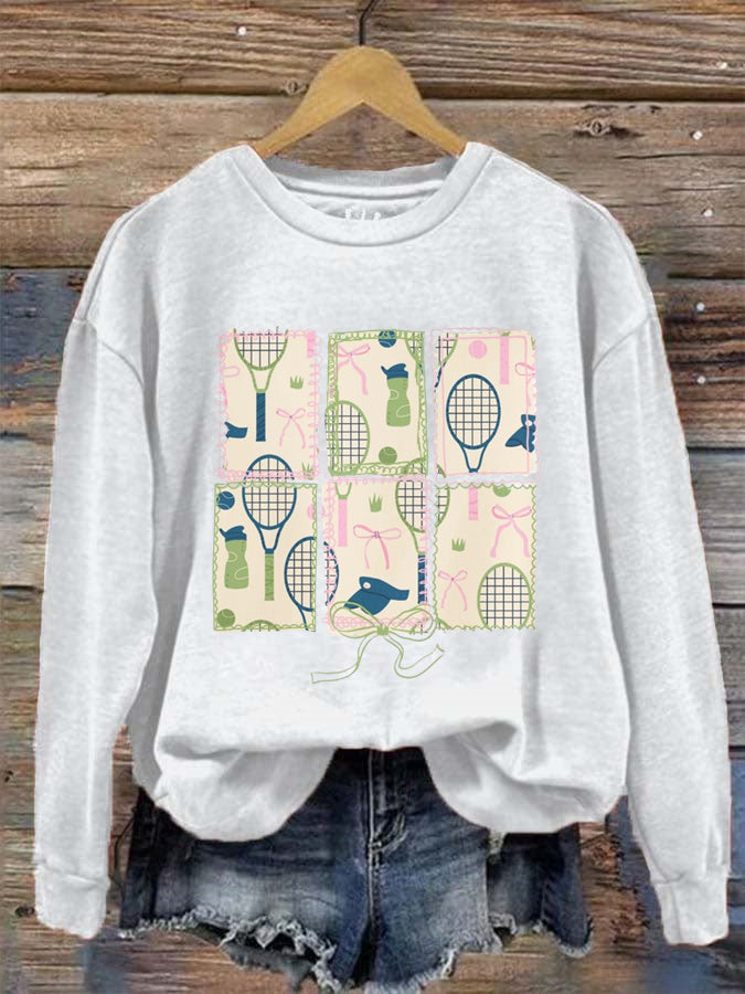 Coquette Tennis Coach Sweatshirt