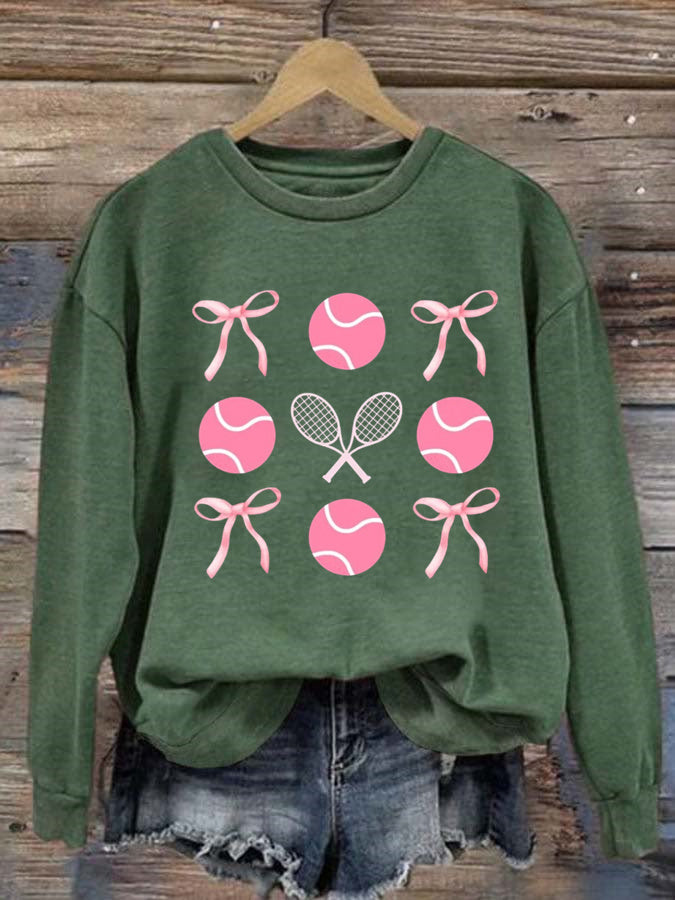 Coquette Tennis Coach Sweatshirt