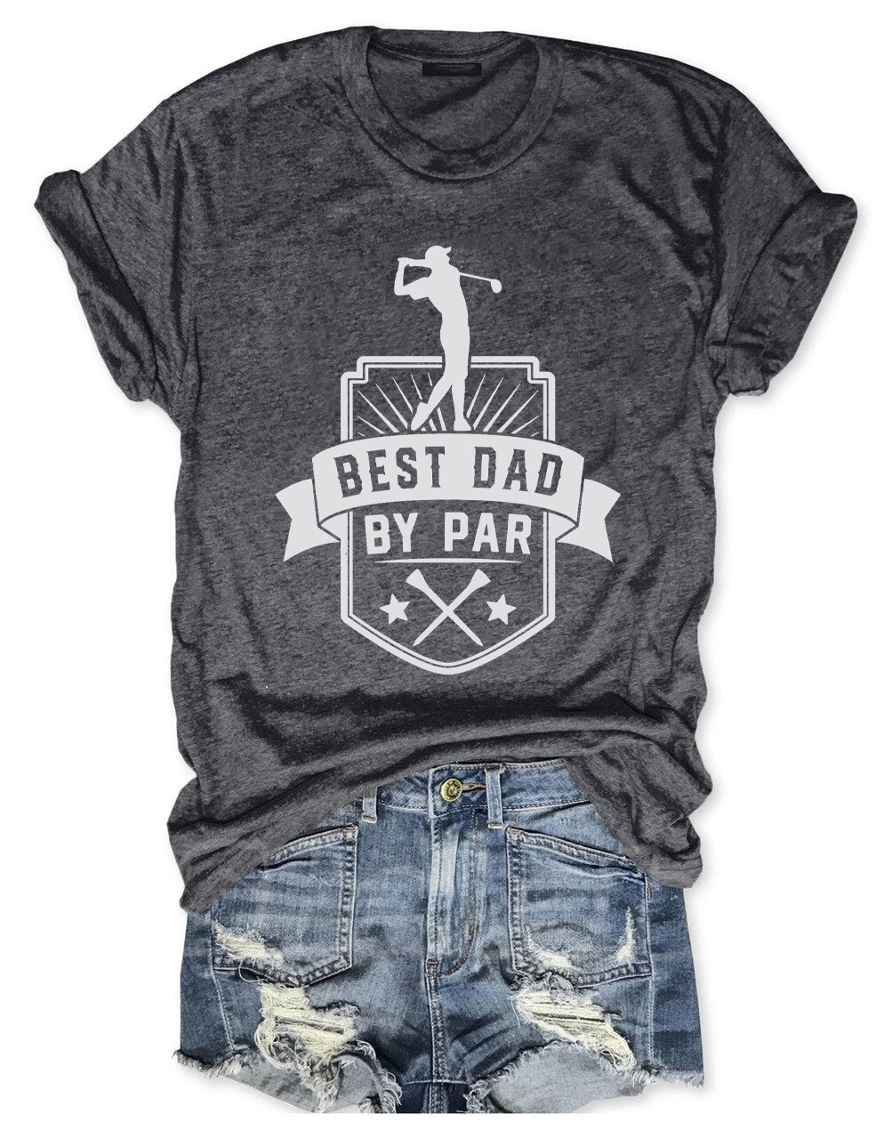 Best Dad By Par Golf T-shirt