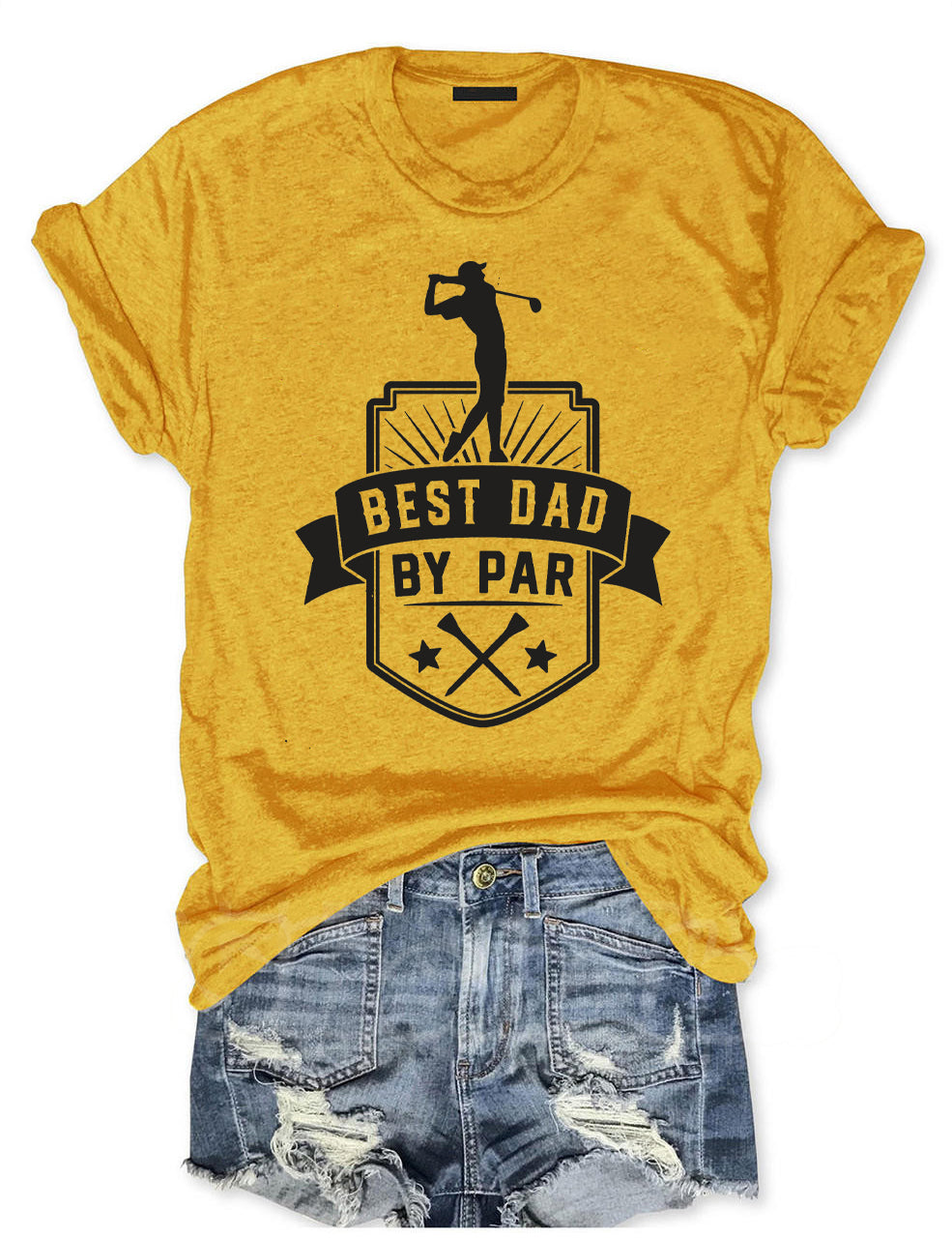 Best Dad By Par Golf T-shirt