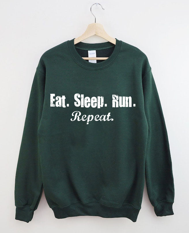 Eat Sleep Run Repeat Sweatshirt
