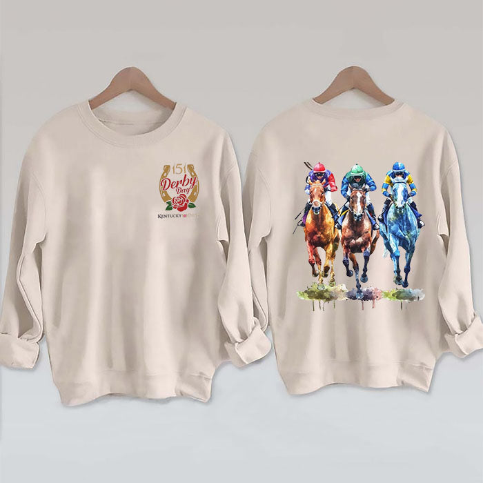 Horse Derby Lover Sweatshirt