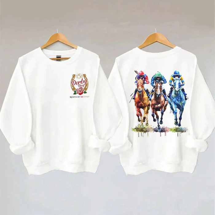 Horse Derby Lover Sweatshirt