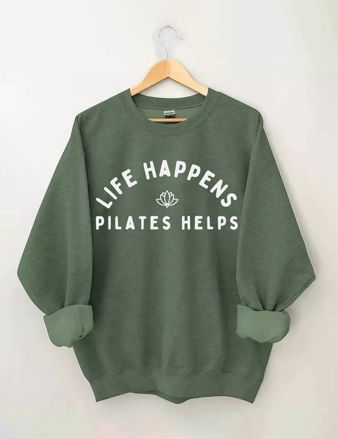 Life Happens Pilates Helps Sweatshirt