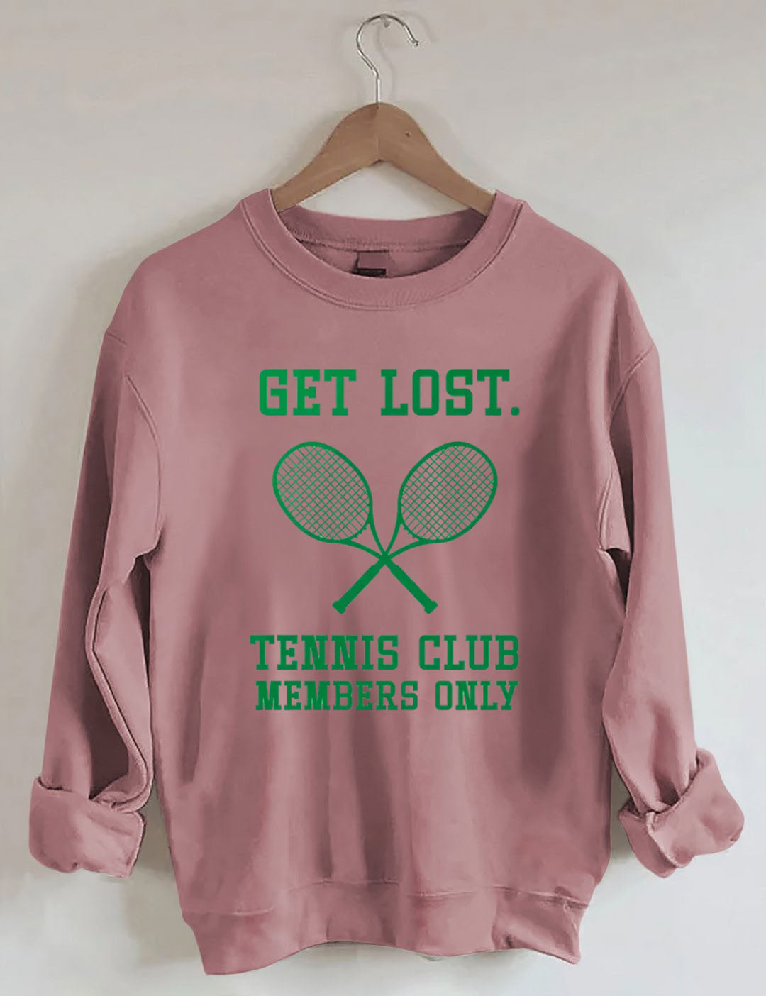 vintage tennis culture by Nick Mantuano for GET LOST Sweatshirt