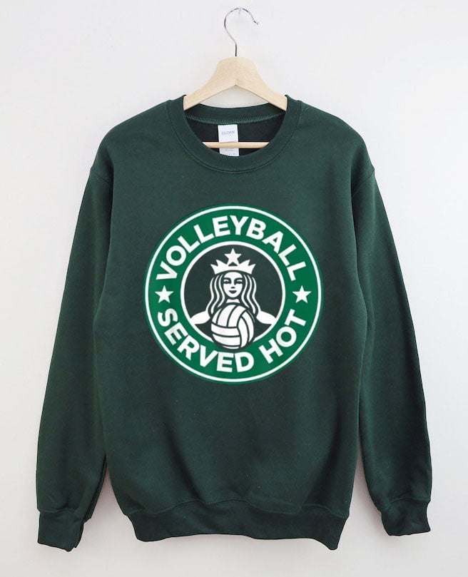 Volleyball Served Hot Sweatshirt