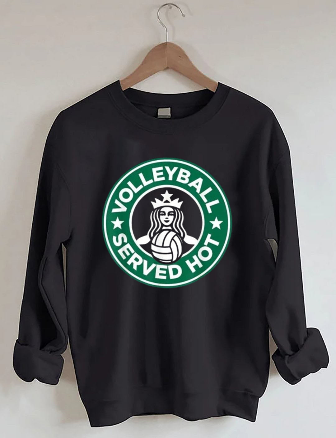 Volleyball Served Hot Sweatshirt