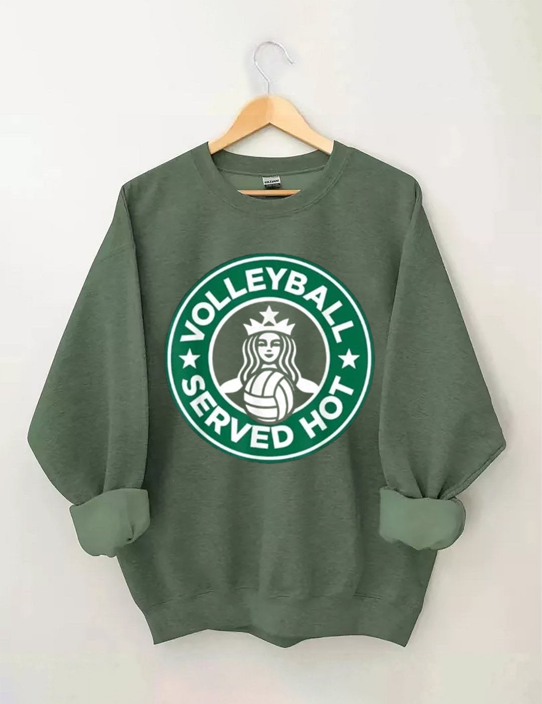 Volleyball Served Hot Sweatshirt