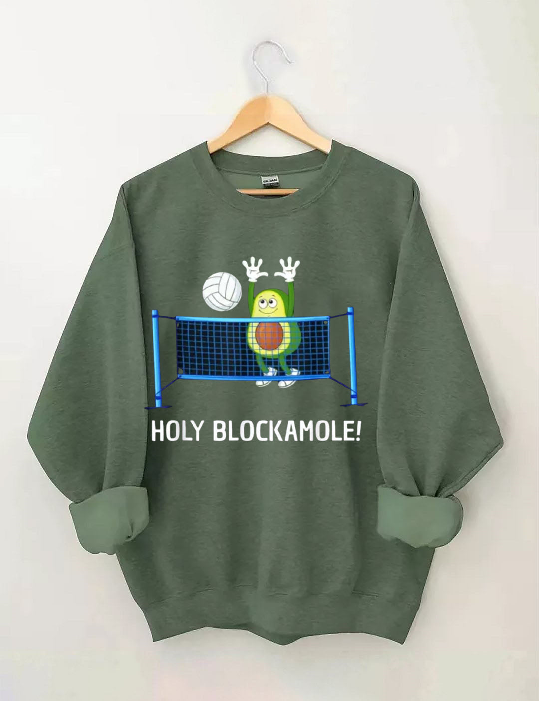 HOLY BLOCKAMOLE! Volleyball Sweatshirt