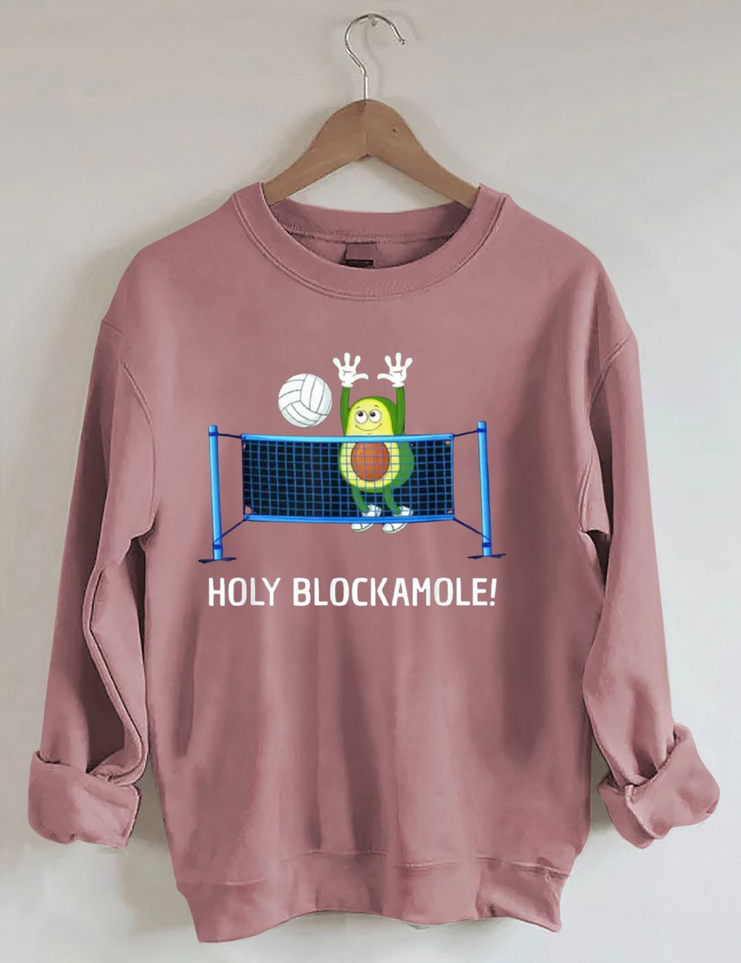 HOLY BLOCKAMOLE! Volleyball Sweatshirt