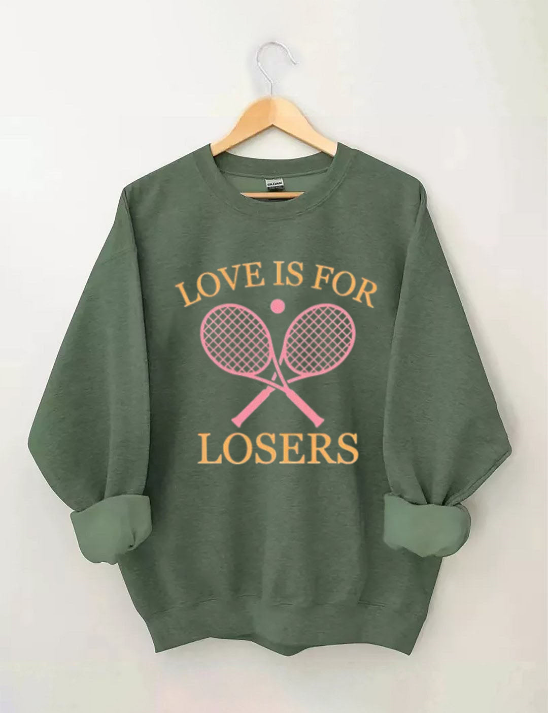 Love Is for Losers Tennis Sweatshirt