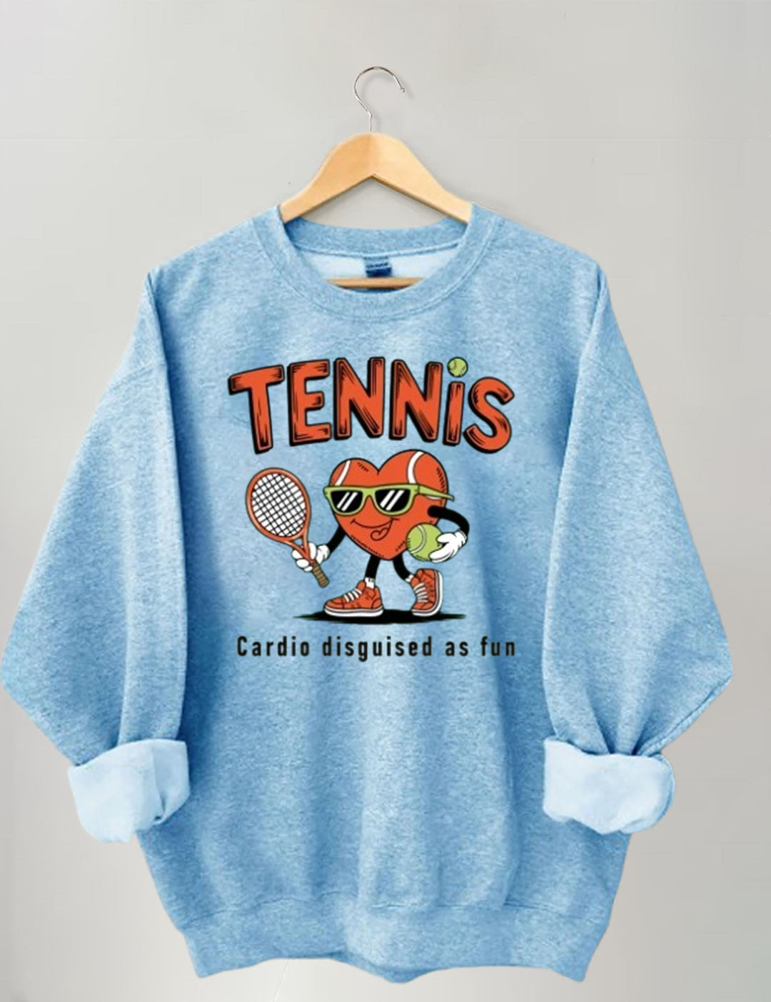 Cardio Disguised As Fun Tennis Sweatshirt