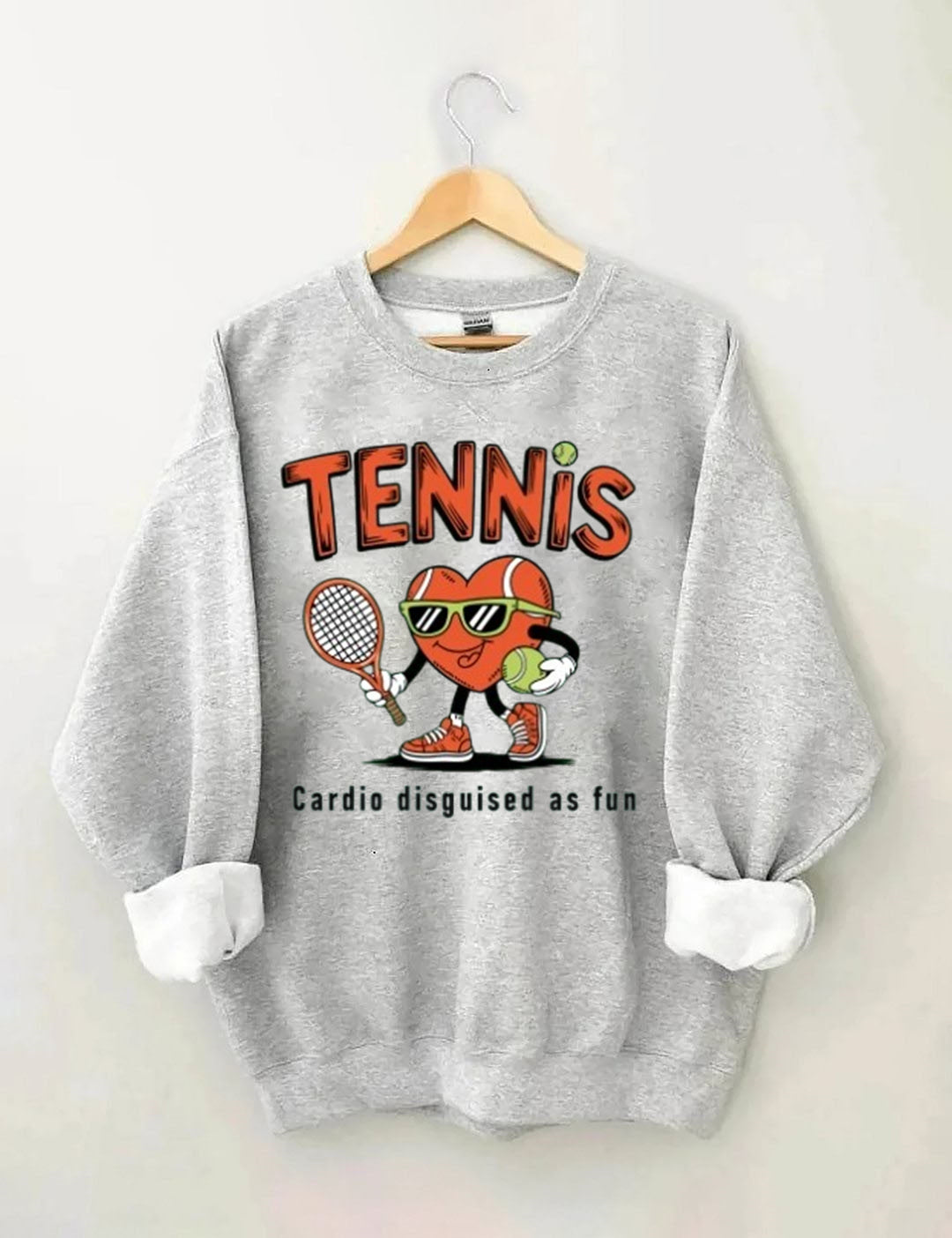 Cardio Disguised As Fun Tennis Sweatshirt