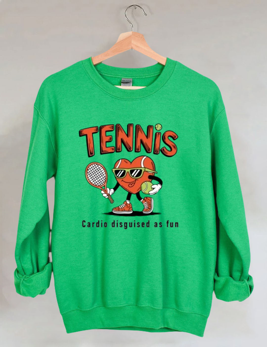 Cardio Disguised As Fun Tennis Sweatshirt