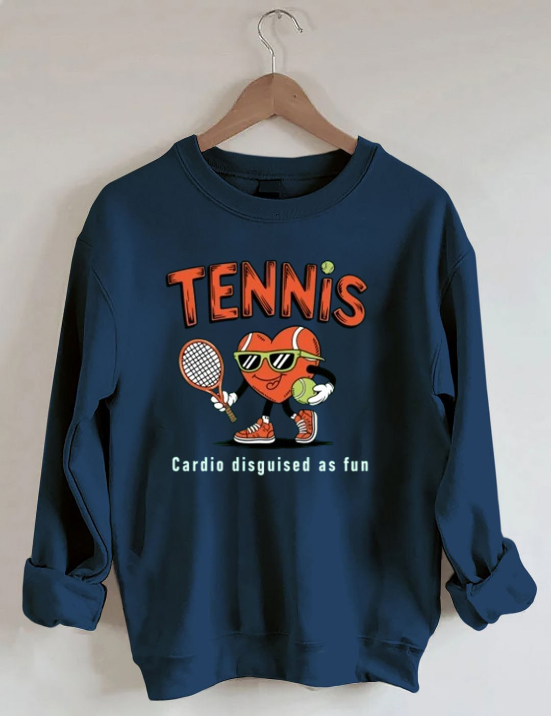 Cardio Disguised As Fun Tennis Sweatshirt