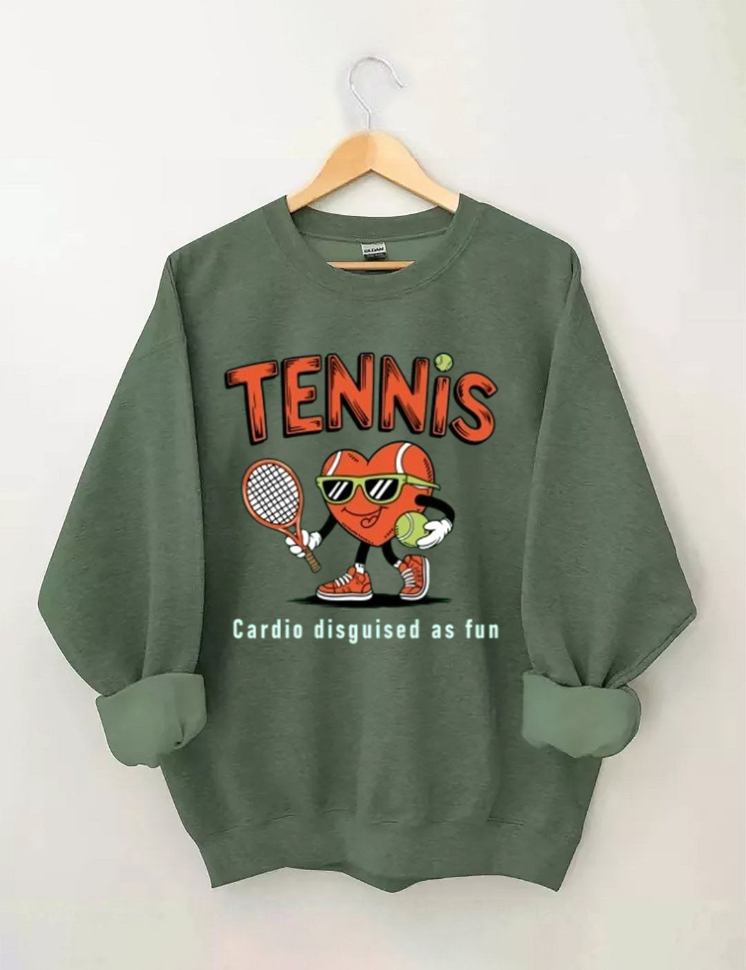 Cardio Disguised As Fun Tennis Sweatshirt