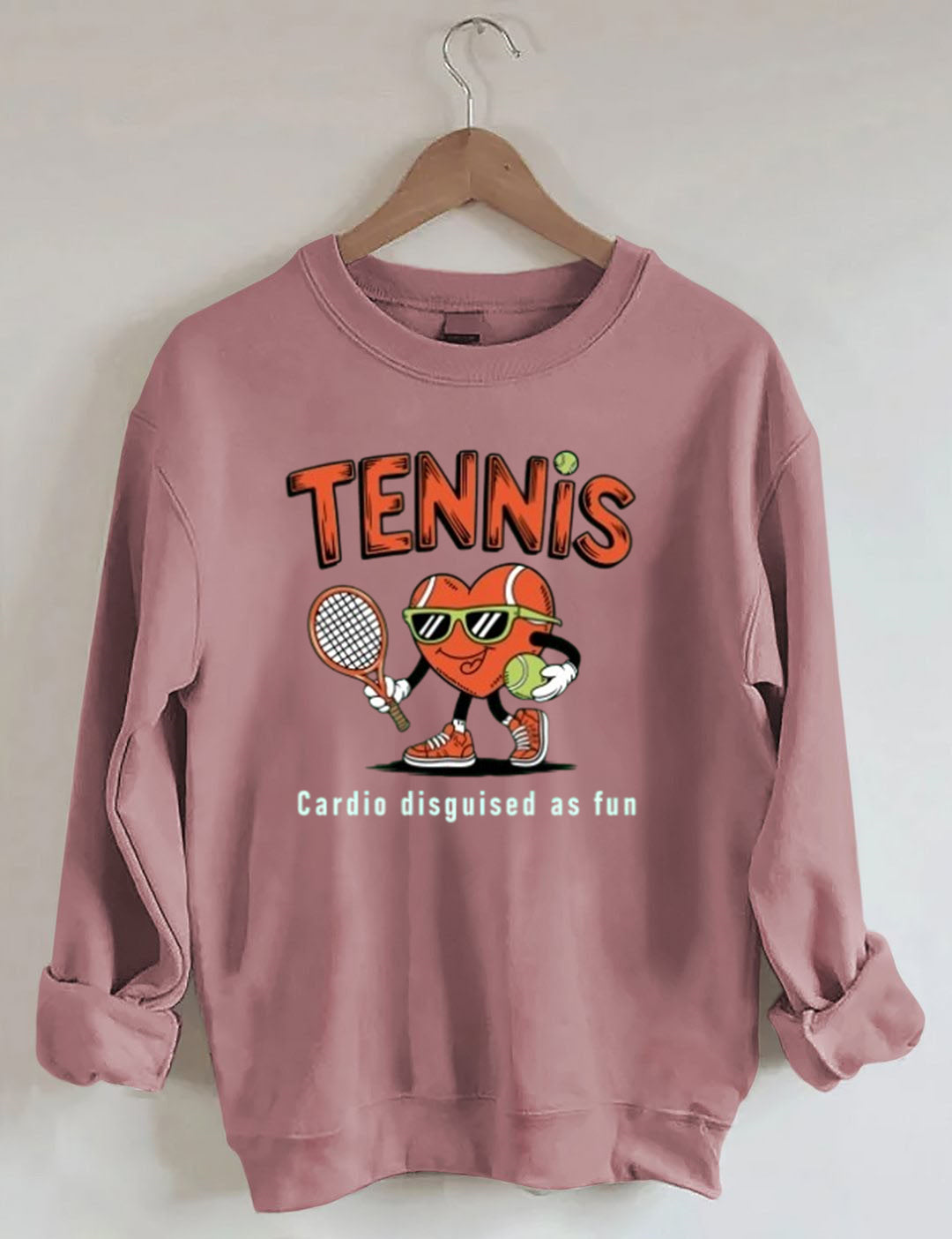 Cardio Disguised As Fun Tennis Sweatshirt