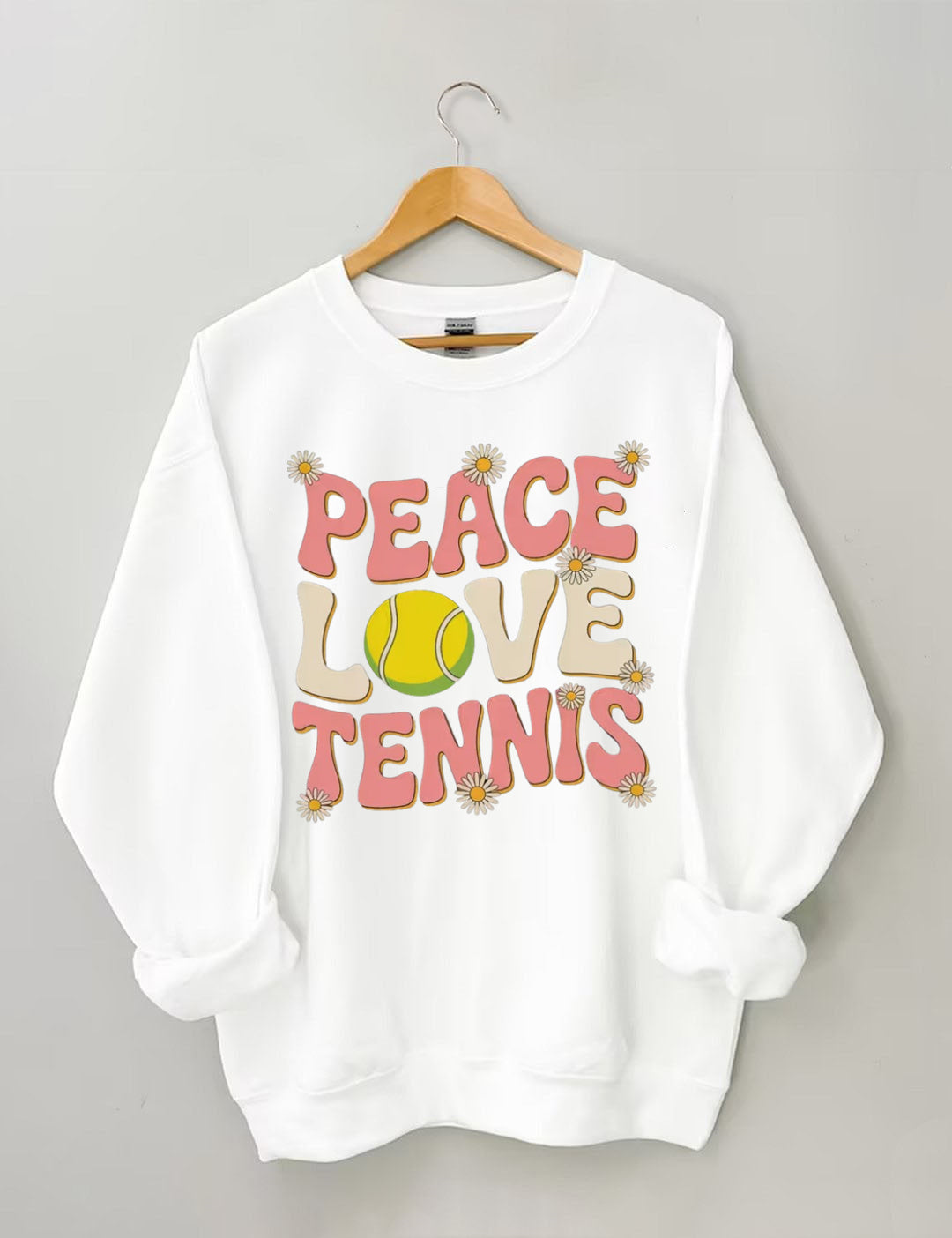 Peace Love Tennis Sweatshirt