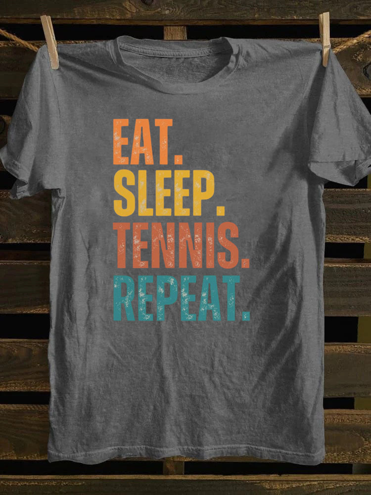 Eat Sleep Tennis Repeat T-shirt