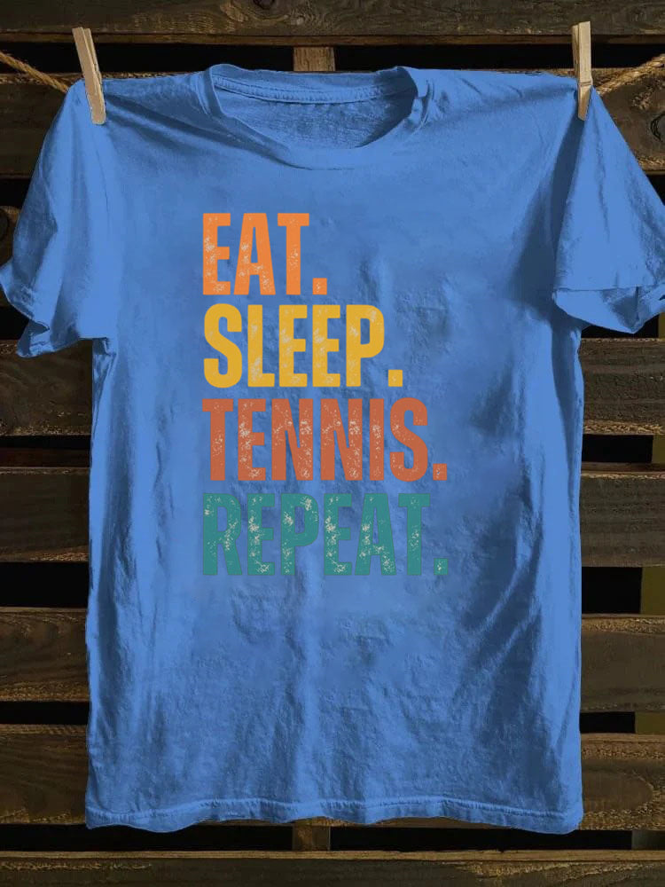 Eat Sleep Tennis Repeat T-shirt