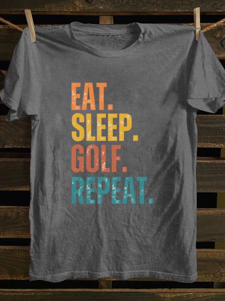 Eat Sleep Golf Repeat T-shirt