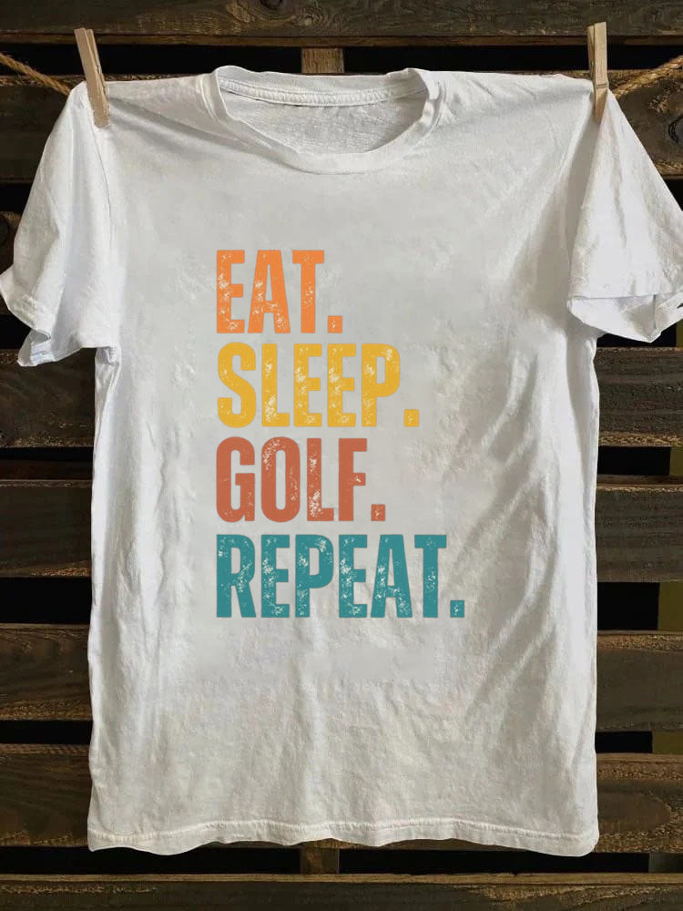 Eat Sleep Golf Repeat T-shirt