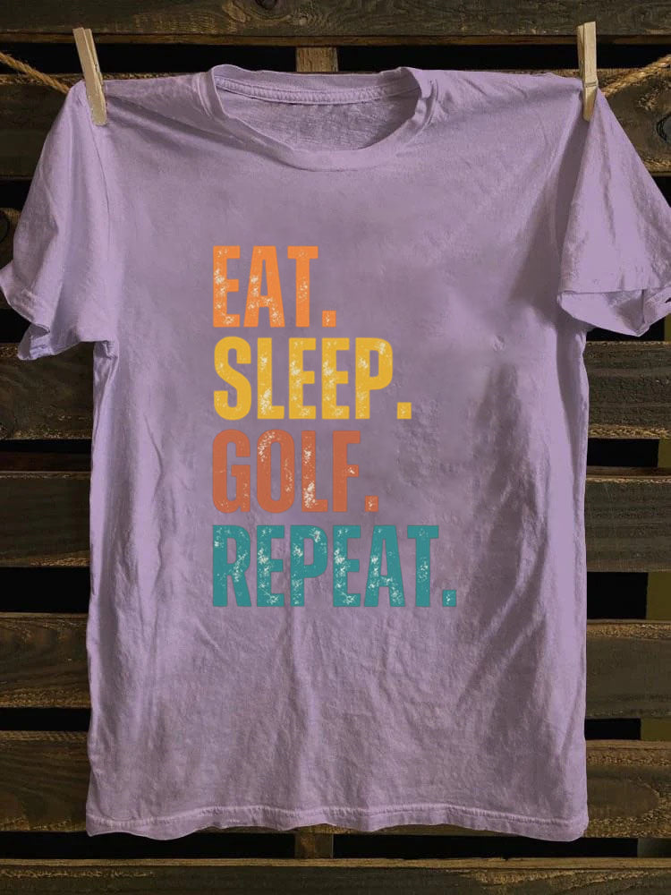 Eat Sleep Golf Repeat T-shirt
