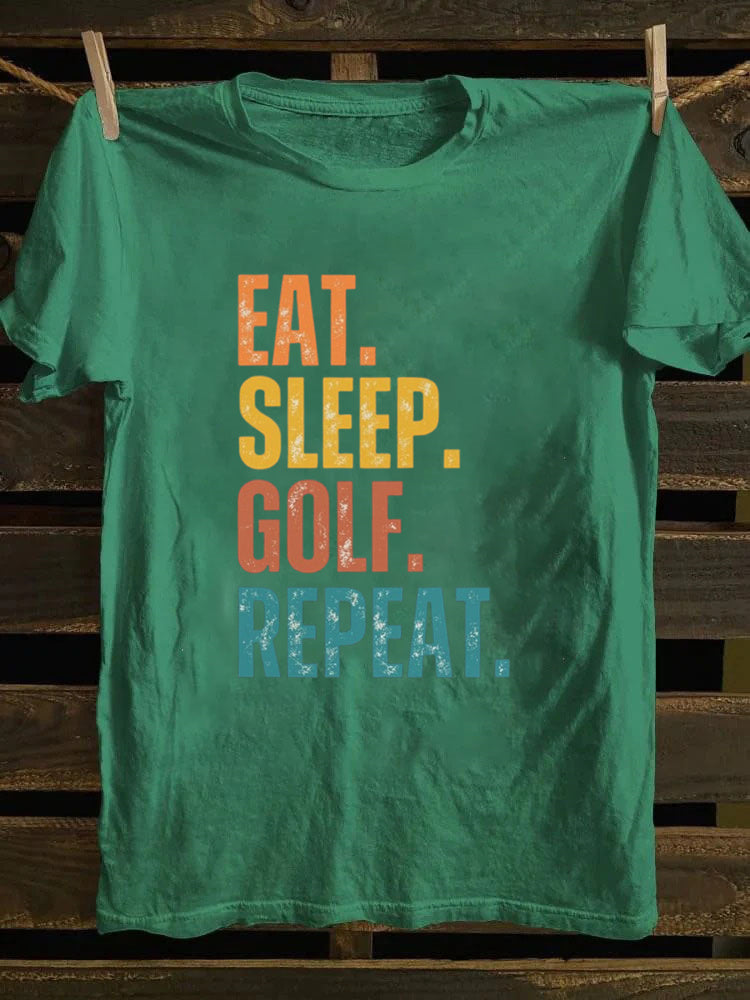 Eat Sleep Golf Repeat T-shirt