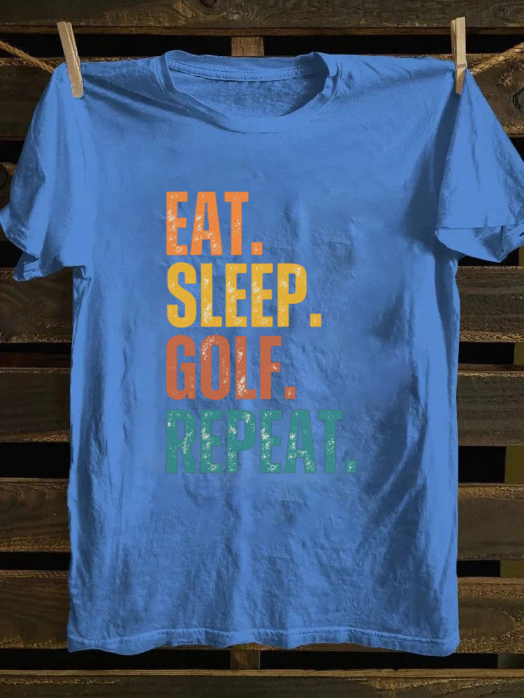 Eat Sleep Golf Repeat T-shirt