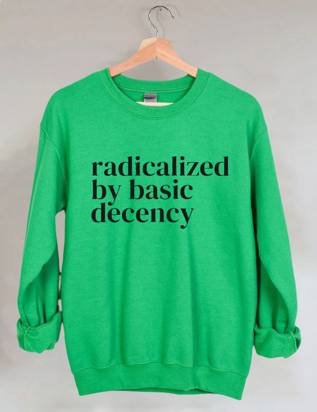 Radicalized By Basic Decency,Social Justice Activist Sweatshirt
