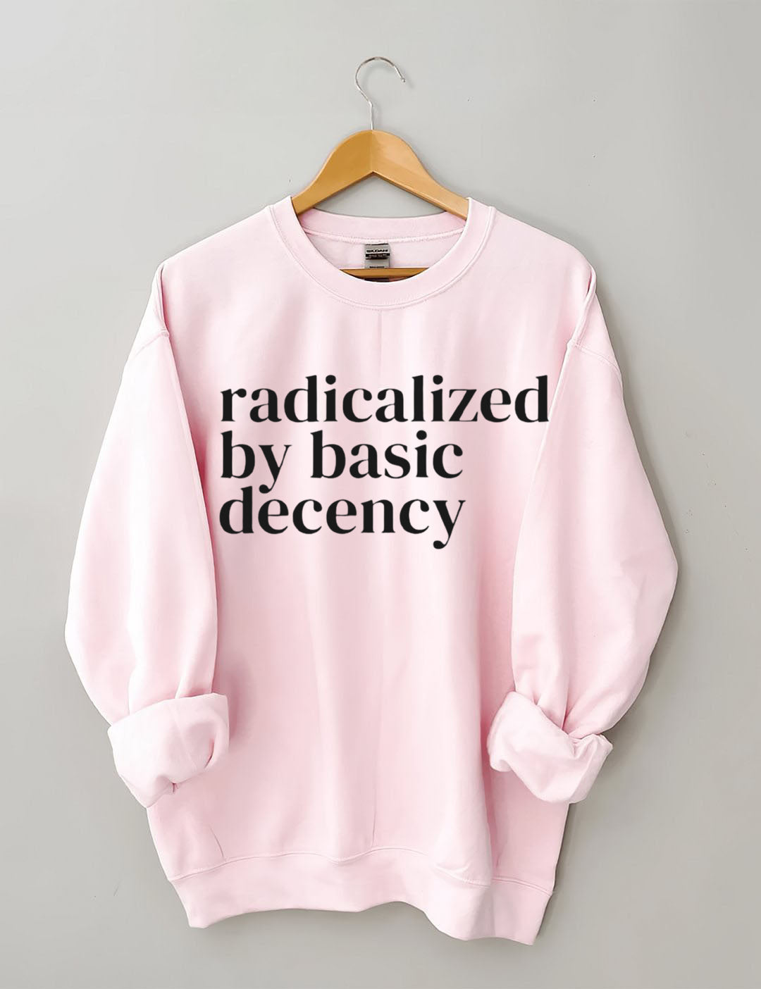 Radicalized By Basic Decency,Social Justice Activist Sweatshirt