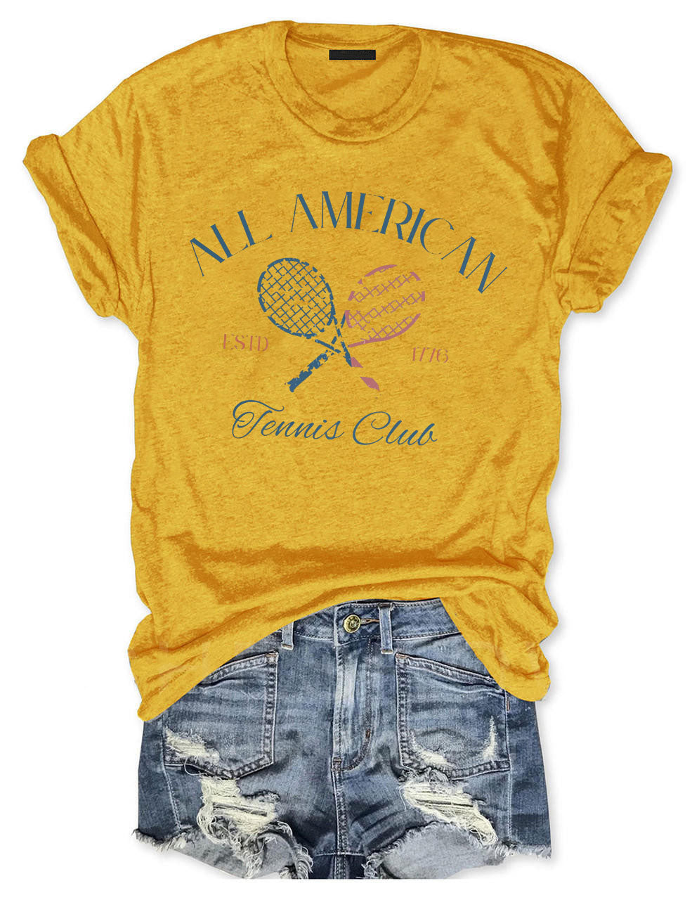 All American Tennis Club July 4th T-shirt