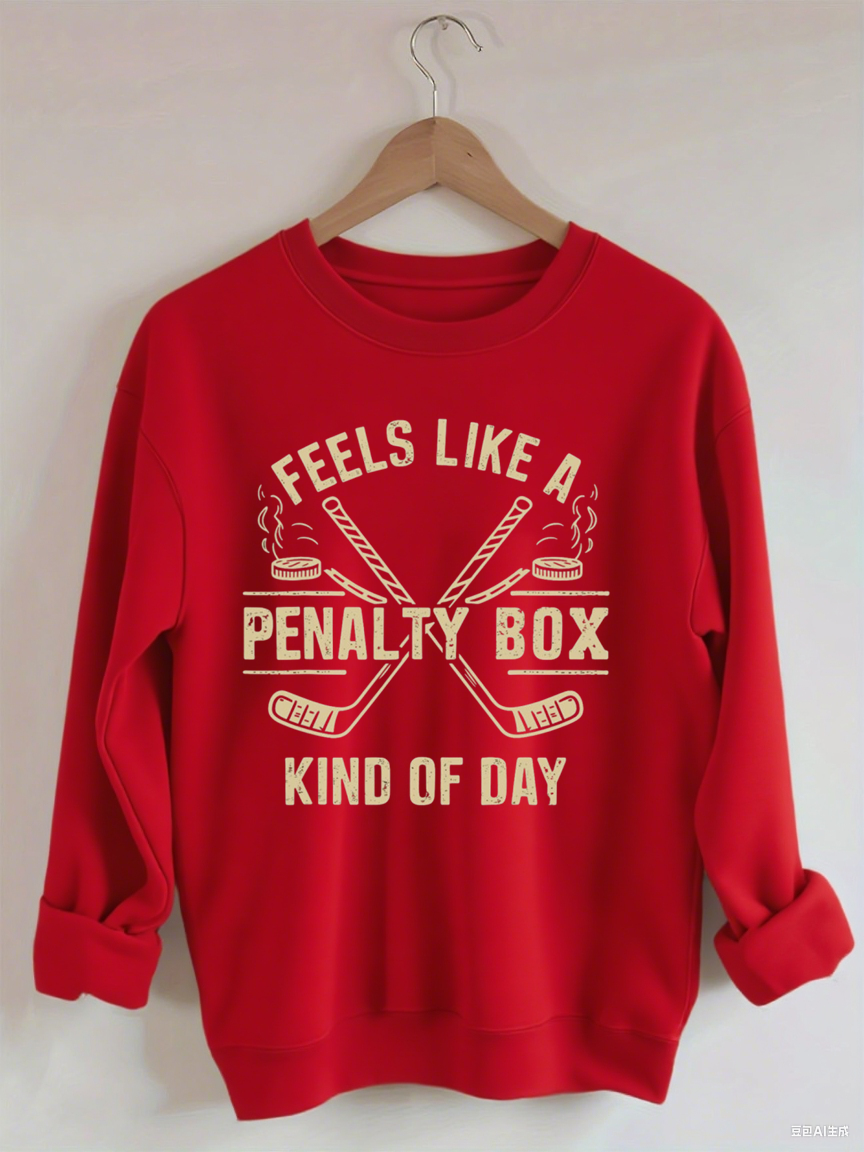 Hockey Penalty Box Sweatshirt.