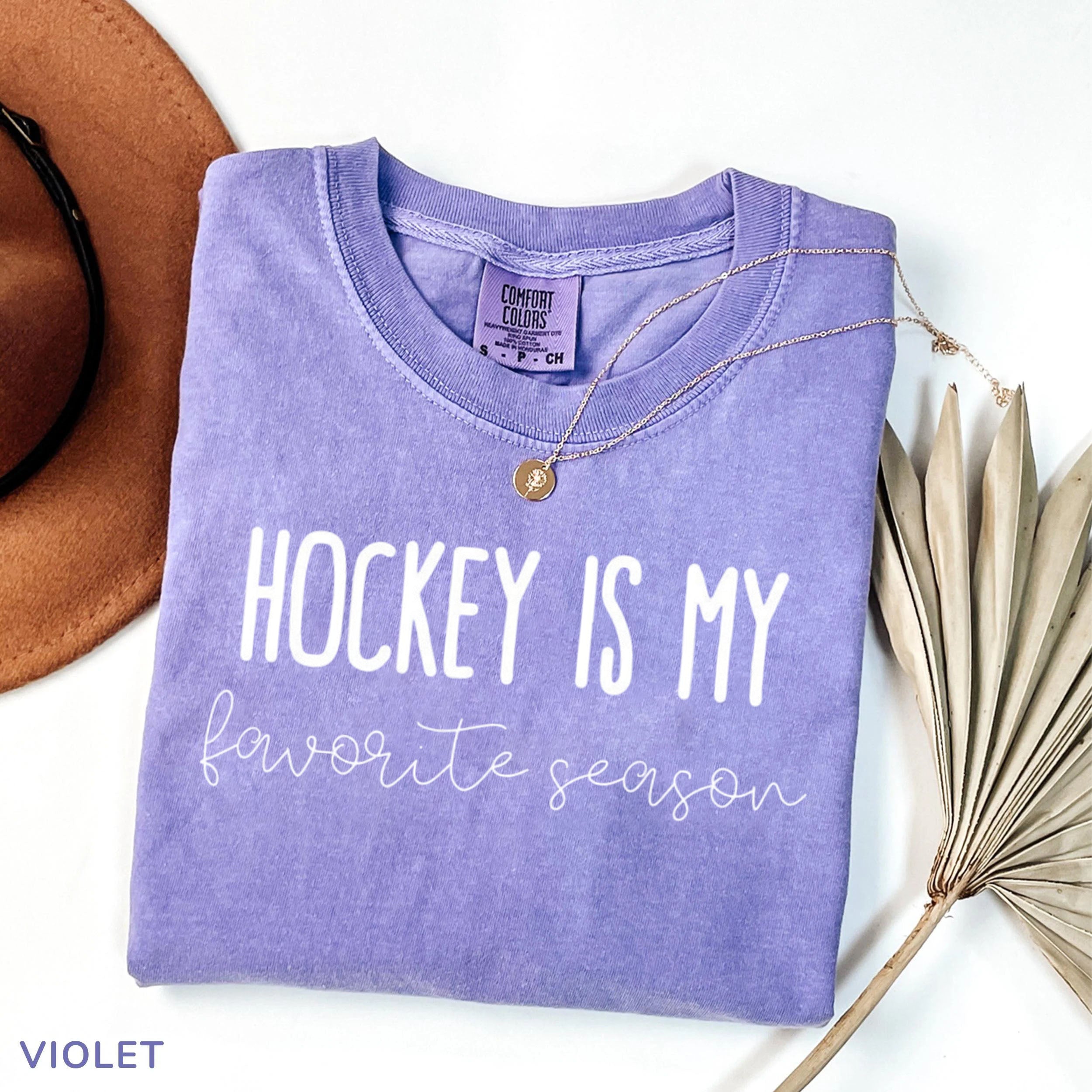 Comfort Colors® Hockey is my Favorite Season T-shirt