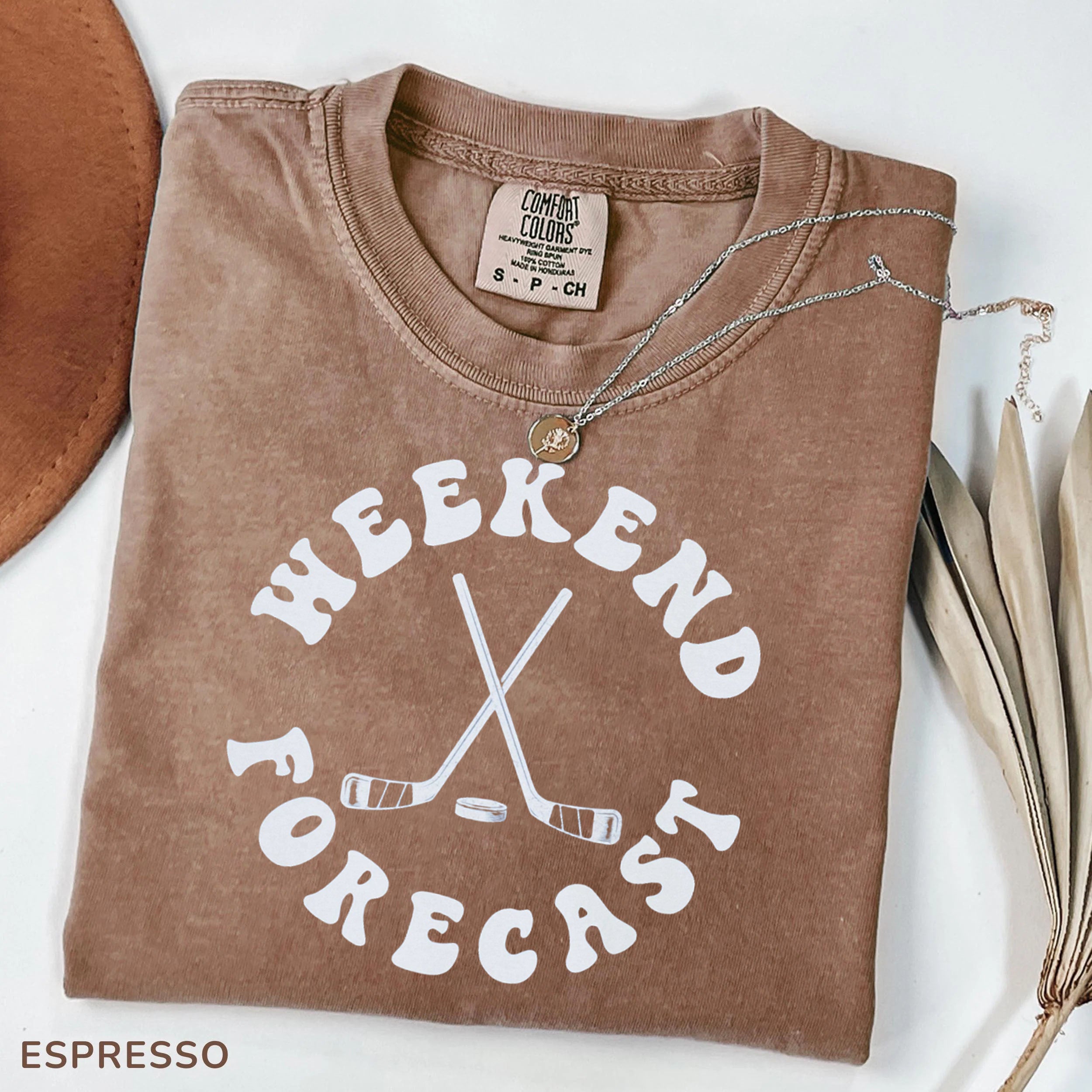 Comfort Colors® Weekend Forecast Hockey T-shirt
