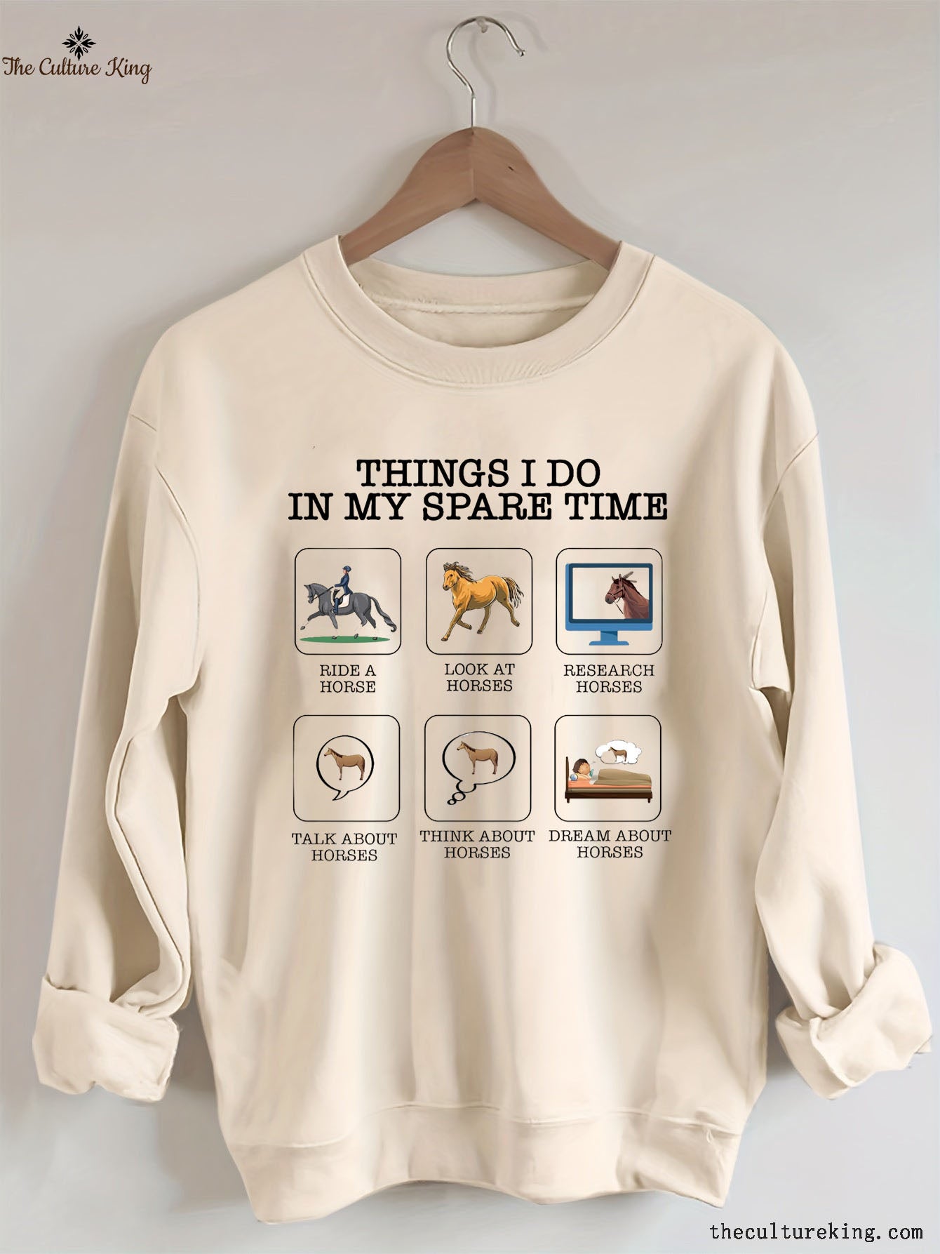 Things I Do In My Spare Time Shirt, Horse Sweatshirt