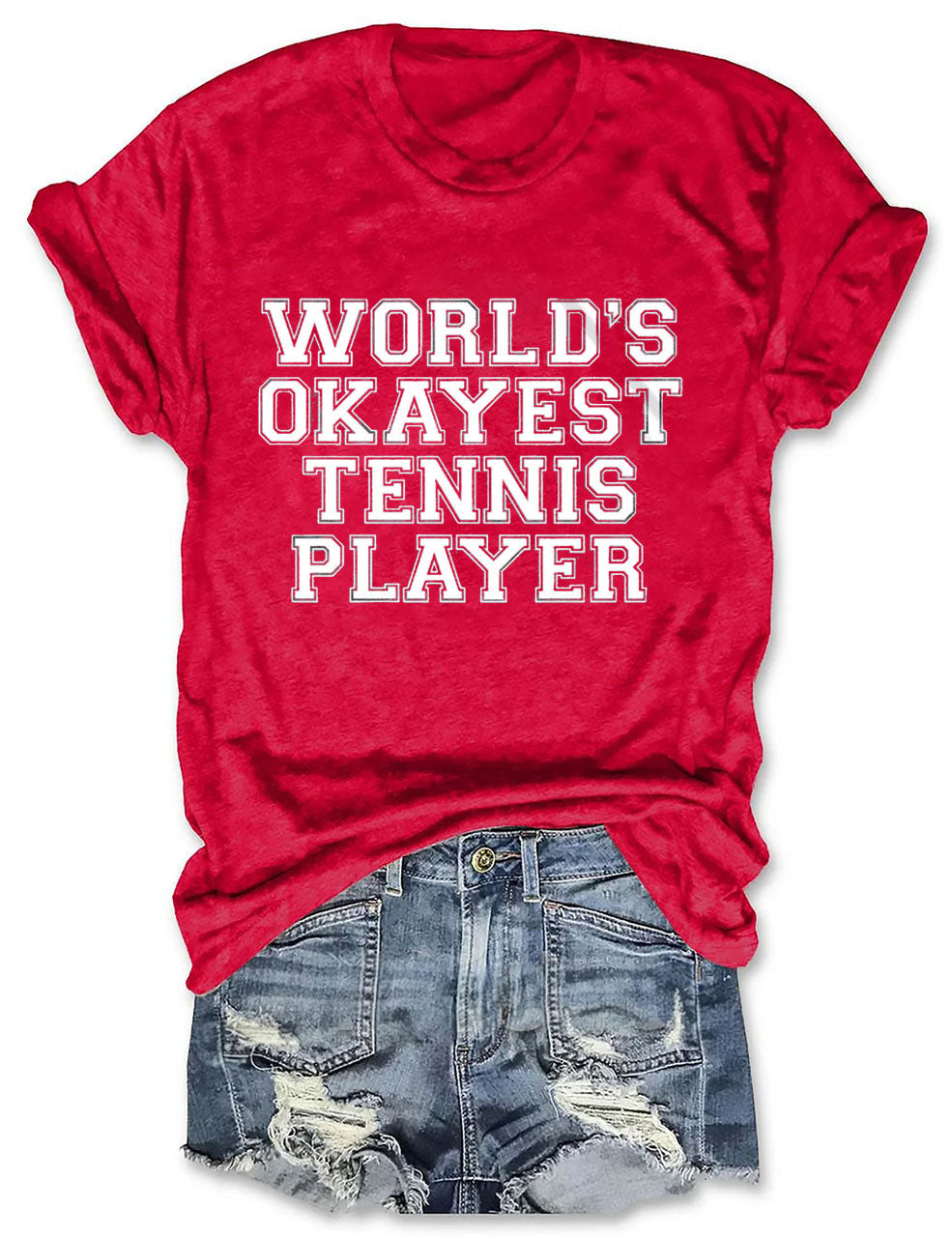 World's Okayest Tennis Player T-Shirt