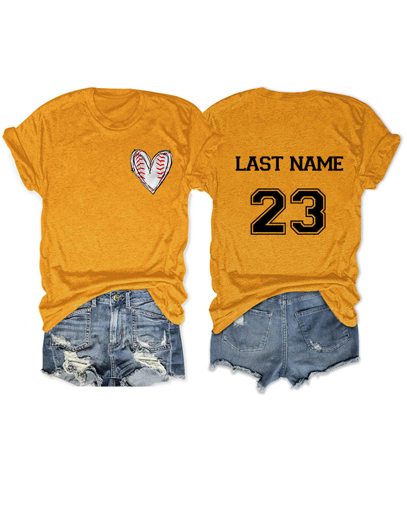 Personalized Baseball T-Shirt