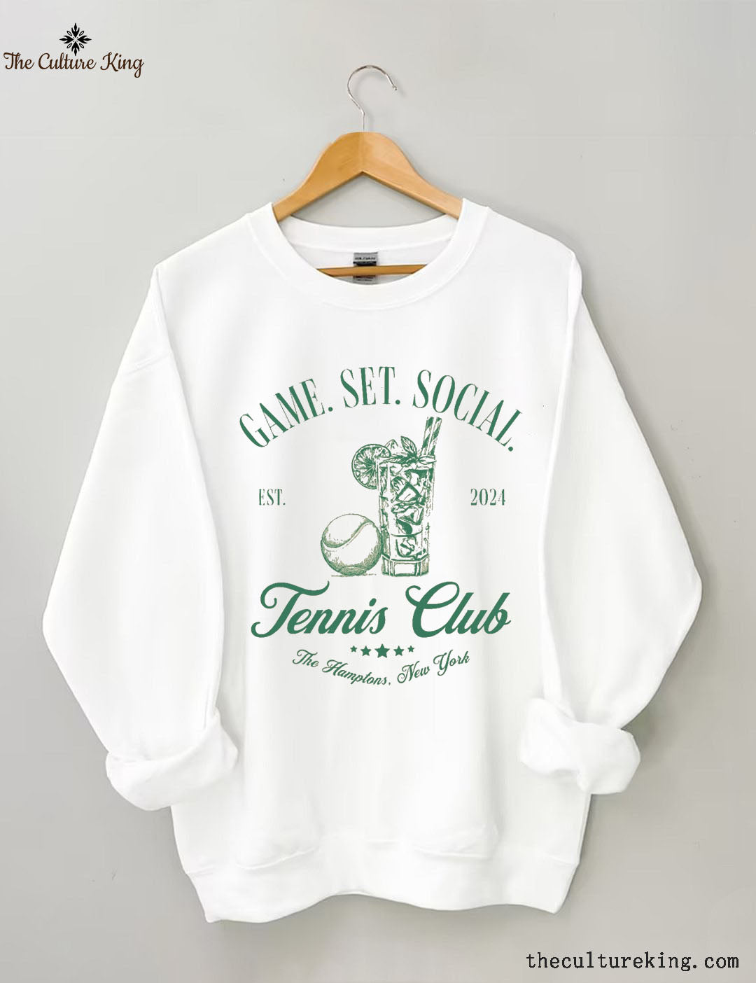 GAME. SET. SOCIAL. Tennis Club Sweatshirt