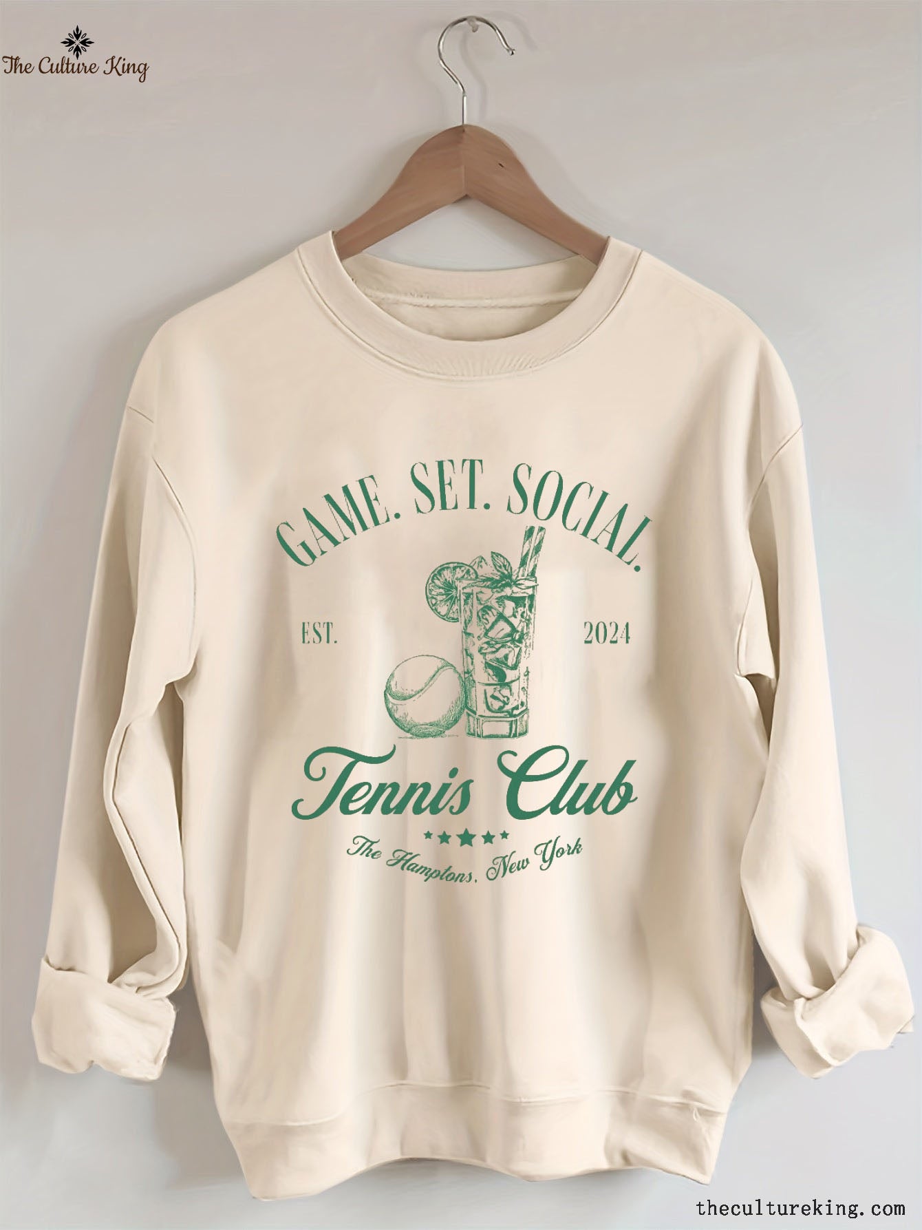 GAME. SET. SOCIAL. Tennis Club Sweatshirt