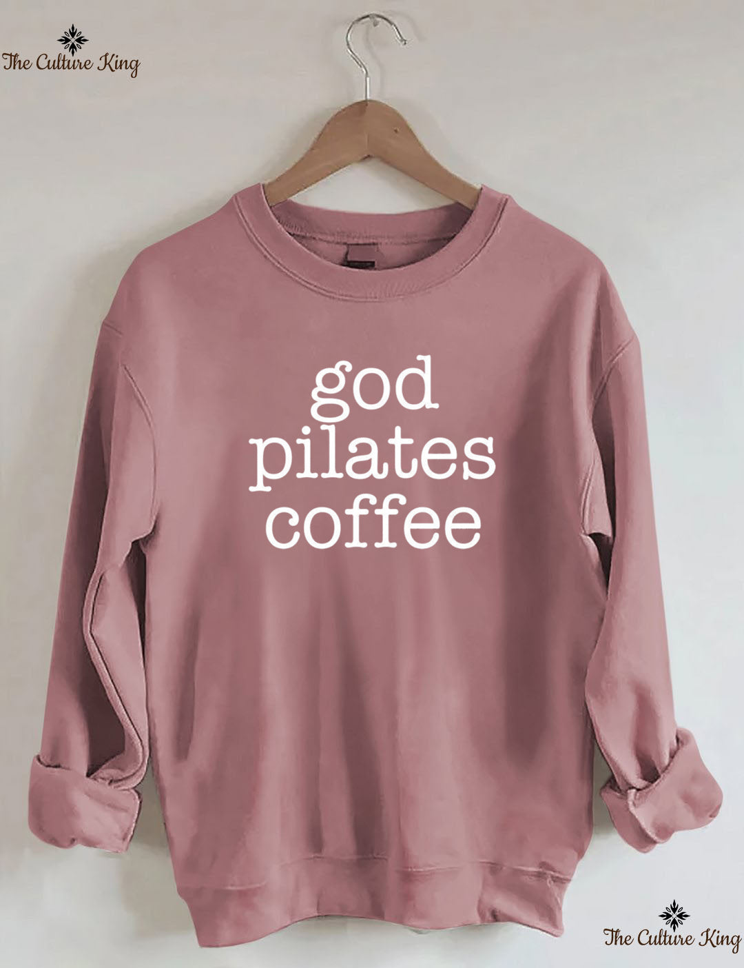God coffee pilates Sweatshirt