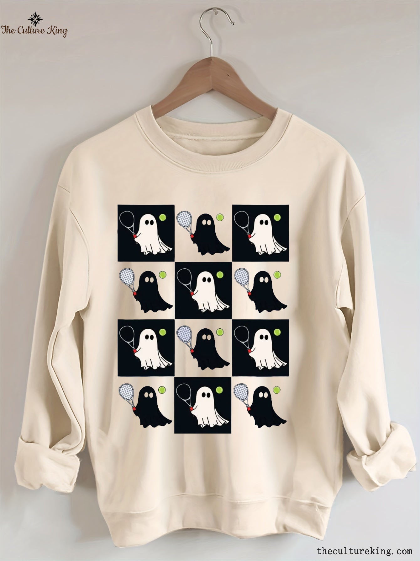 Spooky Tennis Lover Tennis Sweatshirts