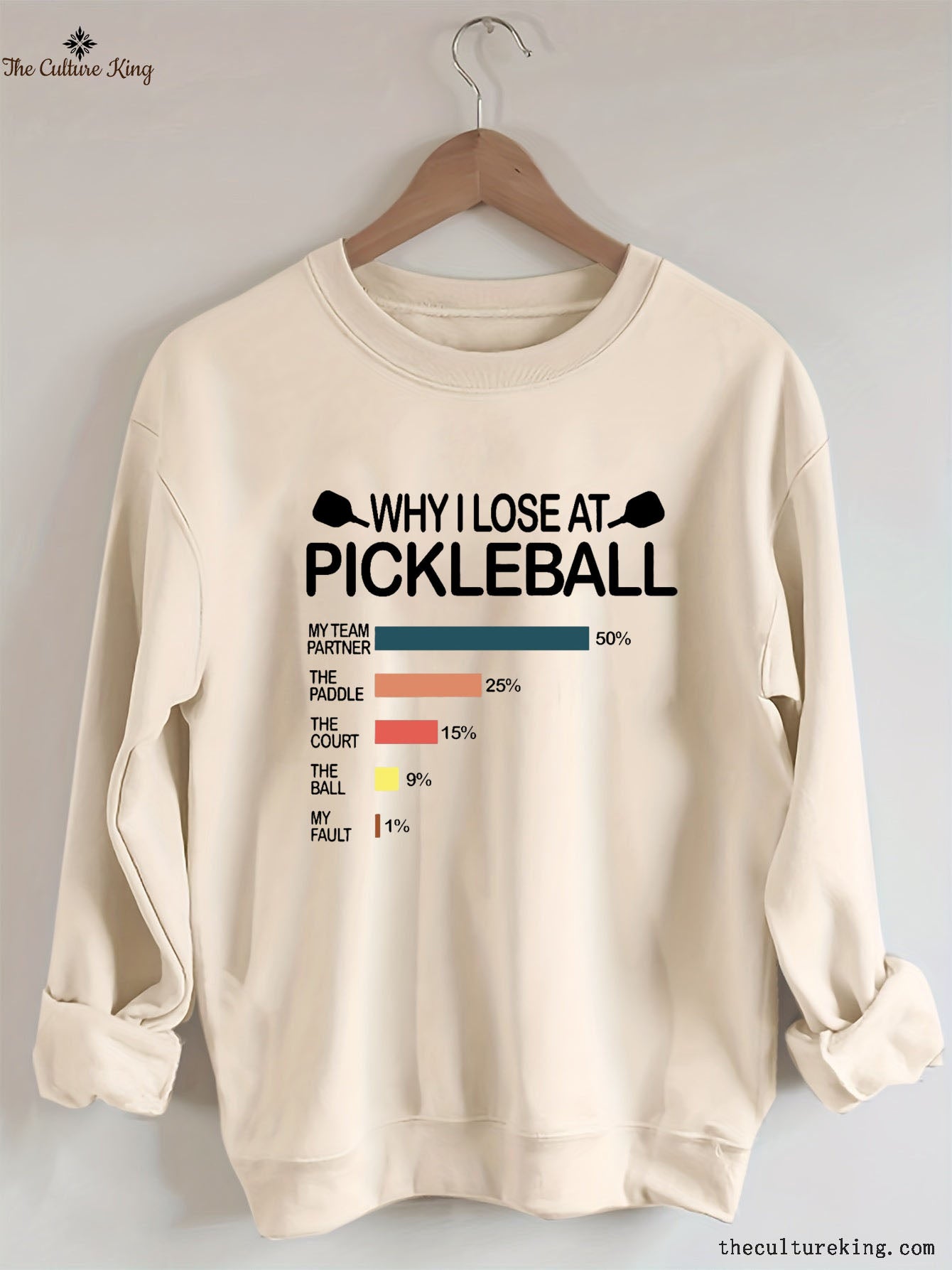 Why I Lose At Pickleballer Sweatshirt