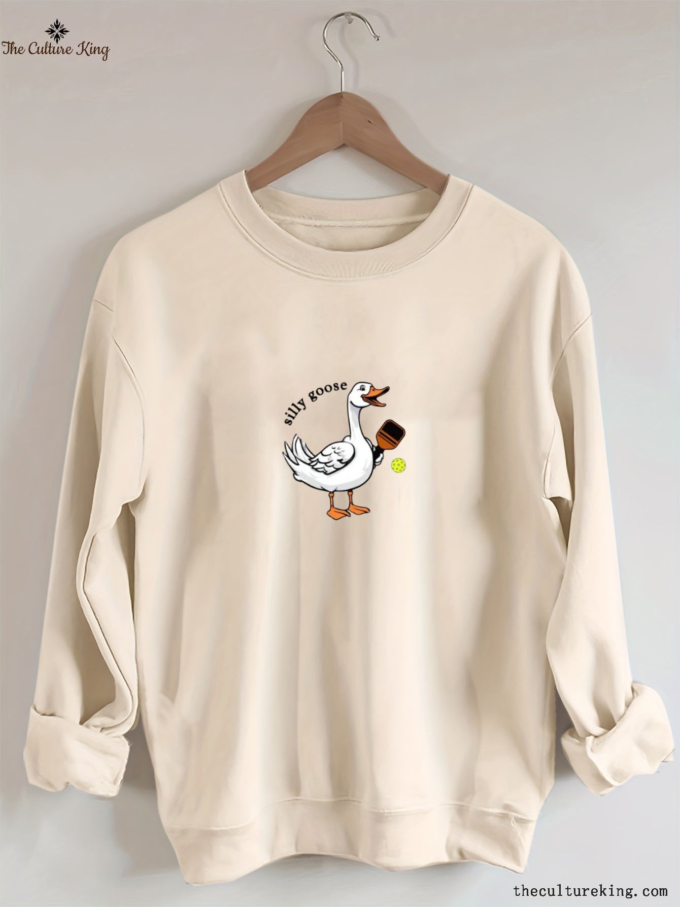 Silly Goose Graphic Pickleballer Sweatshirt