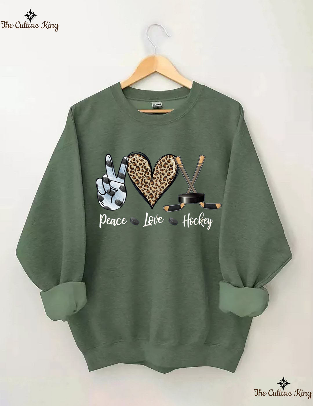 Peace Love Hockey Sweatshirt